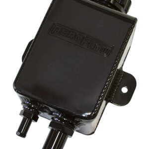 Aeroflow Fabricated P/Steer Tank Square-10 & -6ORB Ports Black