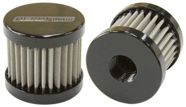 Aeroflow -6AN SS Billet Breather With Female -6AN Re-Usable AF77-2003BLK