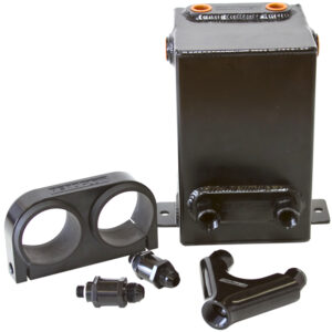 Aeroflow Dual Fuel Pump Surge Tank Kit Black 3.1L Capacity