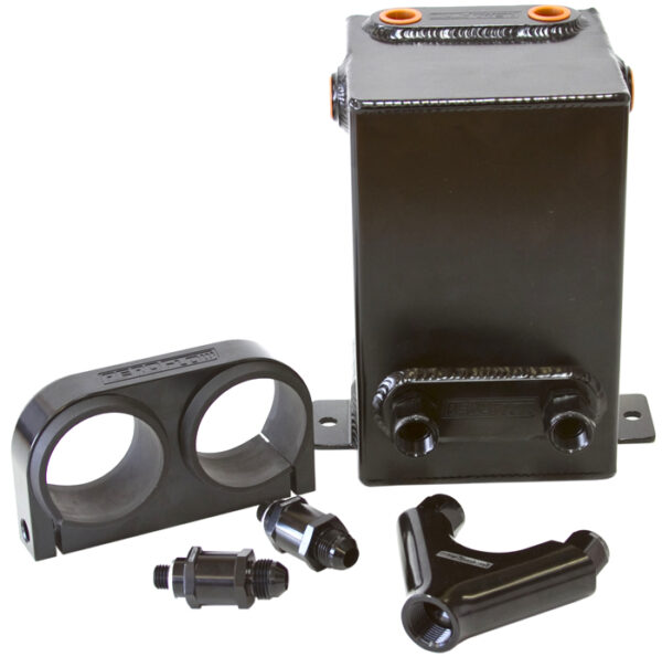 Aeroflow Dual Fuel Pump Surge Tank Kit Black 3.1L Capacity
