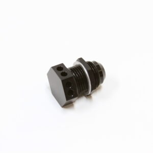 Aeroflow Bolt In -10AN Breather Cast Orfabricated Covers Black