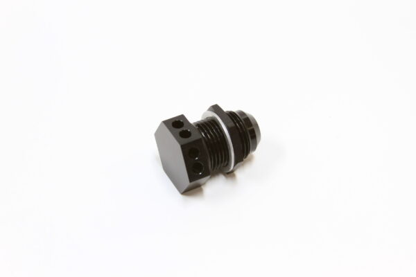 Aeroflow Bolt In -10AN Breather Cast Orfabricated Covers Black