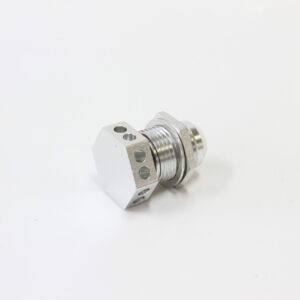 Aeroflow Bolt In -10AN Breather Cast Orfabricated Covers Silver