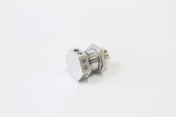 Aeroflow Bolt In -10AN Breather Cast Orfabricated Covers Silver