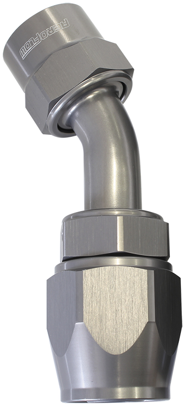 Aeroflow -6AN 45 Degree Kryptalon Lightweight Big Bore Titanium