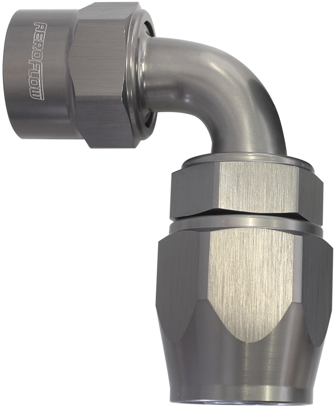 Aeroflow -6AN 90 Degree Kryptalon Lightweight Big Bore Titanium