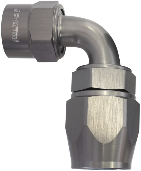 Aeroflow -10AN 90 Degree Kryptalon Lightweight Big Bore Titanium