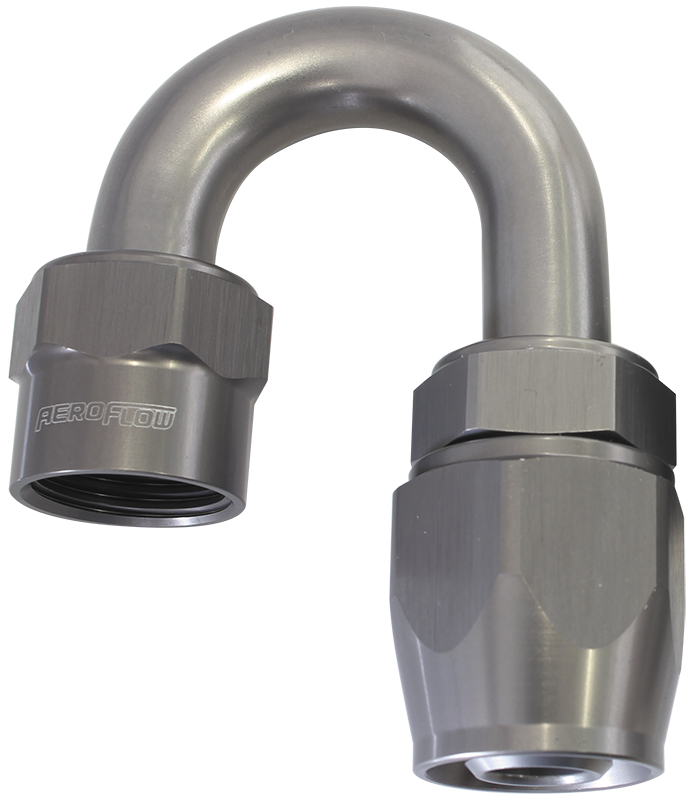 Aeroflow -6AN 180 Degree Kryptalon Lightweight Big Bore Titanium