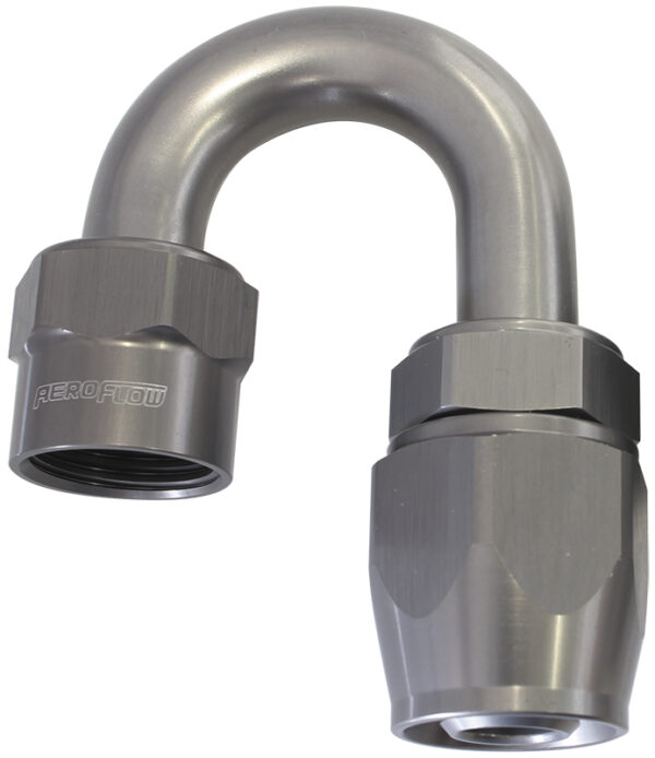 Aeroflow -10AN 180 Degree Kryptalon Lightweight Big Bore Titanium