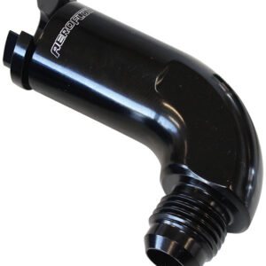 Aeroflow 90 Deg Push On Fuel Fitting 5/16 Return Side -6AN LS1 Lt1 AF803-01BLK