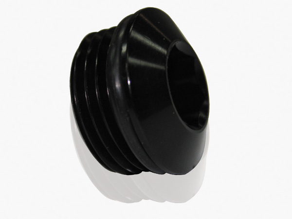 Aeroflow ORB Slimline Port Plug -20AN Black Finish