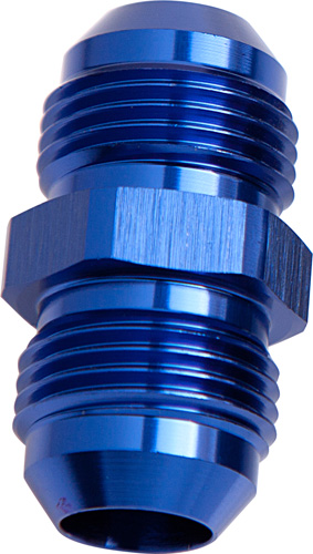 Aeroflow Male Flare Union -12AN Blue -12AN To -12AN Straight