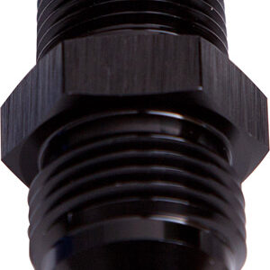 Aeroflow Male Flare -6AN To 3/8" NPT Black Male Flare To NPT Adapt AF816-06-06BLK