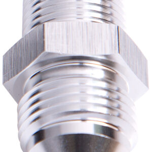 Aeroflow Male Flare -10AN To 1/2" NPT Silver Male Flare To NPT Adapt