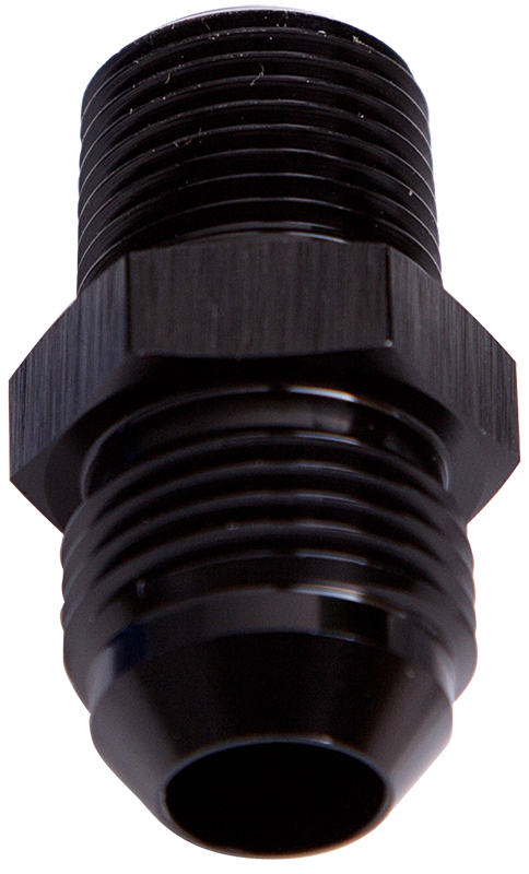 Aeroflow Male Flare -12AN To 3/4" NPT Black Male Flare To NPT Adapte