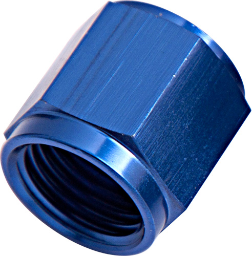 Aeroflow Tube Nut -4AN To 1/4" Tube Blue -4AN To 1/4" Hard Line