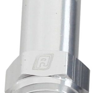 Aeroflow Straight Male 1/4" Barb to 1/16" NPT Adapter, Silver