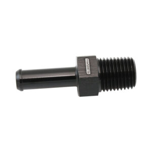 Aeroflow Straight Male 5/16" Barb to 1/4" NPT Adapter, Black