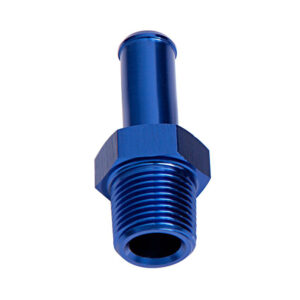 Aeroflow Straight Male 5/16" Barb to 1/4" NPT Adapter, Blue