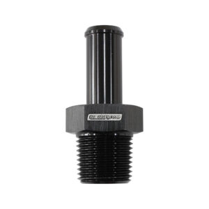 Aeroflow Straight Male -4AN Barb to 1/8" NPT Adapter, Black