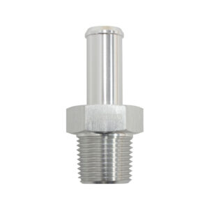 Aeroflow Straight Male -4AN Barb to 1/8" NPT Adapter, Silver