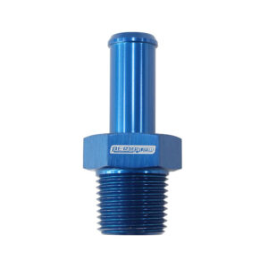 Aeroflow Straight Male -4AN Barb to 1/8" NPT Adapter, Blue