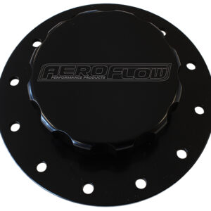 Aeroflow Billet Alloy Fuel Cell Screw On Cap Black Gaskets Bolts