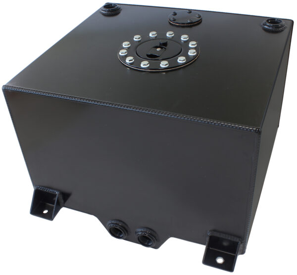 Aeroflow Black Alloy Fuel Cell 38 Litre10 Us Gallons With Cavity/Sump