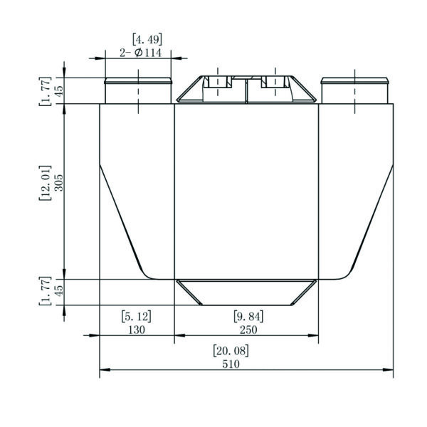 AEROFLOW CAC Water to Air Intercooler, 15.55" x 20.08" x 12", 3800CFM 3000HP - Image 4