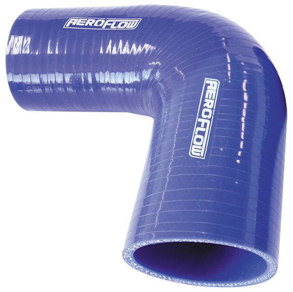 Silicone Hose Reducer 90 Deg; Blue ID 2.50-2.00" 63-51mm, 5.3mm, 125mm L 9003-250-200