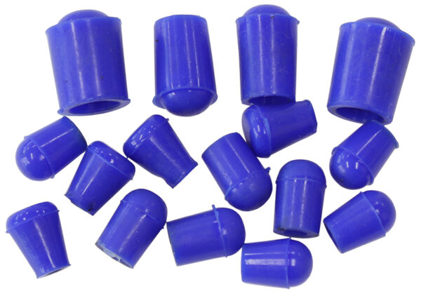 Aeroflow Vac Blank Off Plugs (16) Blue Silicone Blank Off Caps X 16