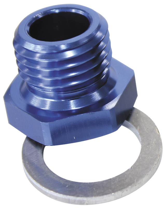 Aeroflow M18X1.5 Pipe Reducer To F/Male1/8" NPT Blue