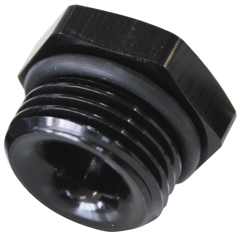 Aeroflow -6ORB Port Reducer To 1/8" NPTblack Male To Female