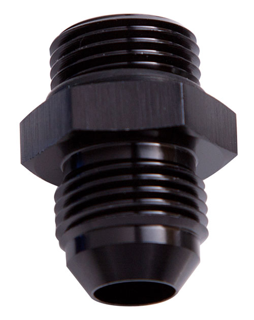 Aeroflow -8 AN To -8 ORB Straight Black Male To Male 25PK