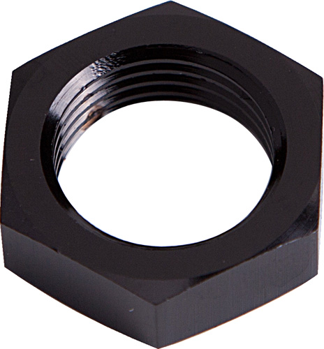 Aeroflow Bulkhead Nut -6AN Black Single Nut