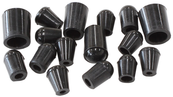 Aeroflow Vac Blank Off Plugs (16) Blacksilicone Blank Off Caps X 16