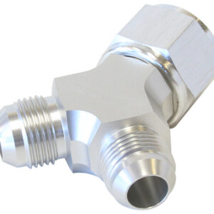 Aeroflow Y Piece -12 Swivel Nut 2X-10ANsilver