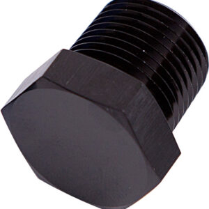 Aeroflow NPT Hex Head Plug 1/8" NPT Black 1/8" NPT
