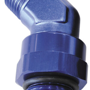 Aeroflow Male -8 ORB 45 To -8AN Male Blue Full Swivel
