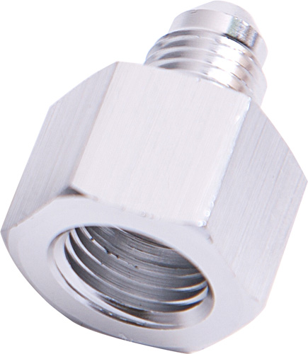 Aeroflow Female Reducer -10AN To -6AN Silver Reducer Female To Male
