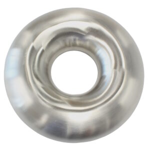 Aeroflow 1-3/4 inch 304 stainless steel full donut exhaust fabrication bend viewed from the top