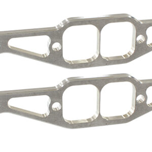Aeroflow Sbc Header Flanges Set 1-7/8" Square Port 1.88 X 1.88" Pair