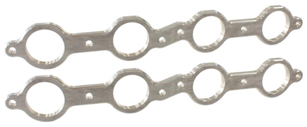 Aeroflow LS Chev Header Flanges 1-7/8" Round Port (Pair) 1.88" Port