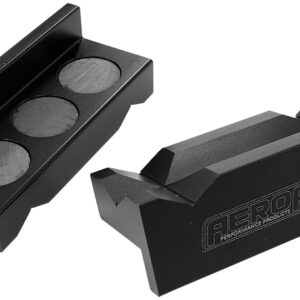Aeroflow Billet Vice Soft Jaws Alloy Black Magnetic Back -6 To -10