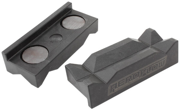 Aeroflow Nylon Vice Jaws Black Magnetic Back