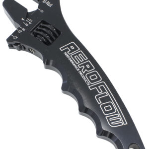 Aeroflow Adjustable Wrench Grip Spannerblack -3AN To -12AN