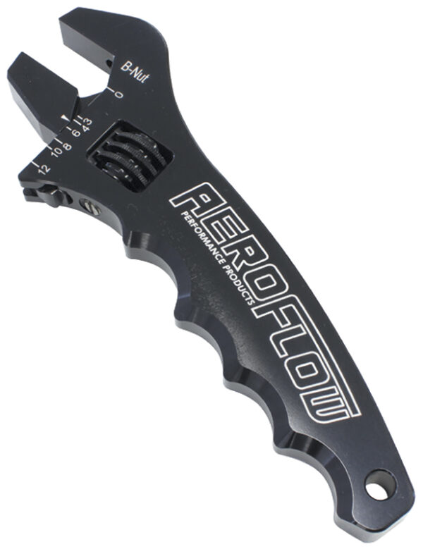 Aeroflow Adjustable Wrench Grip Spannerblack -3AN To -12AN