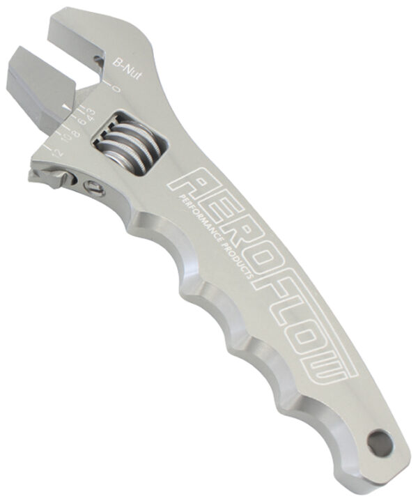 Aeroflow Adjustable Wrench Grip Spannersilver -3AN To -12AN