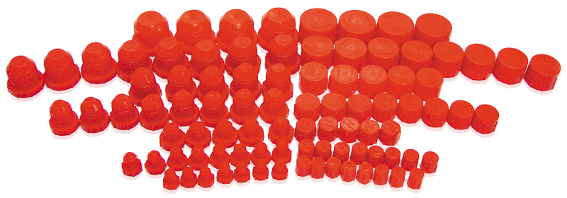 Aeroflow Plastic Dust Cap & Plug 96 Qtyassorted Sizes -3AN To -20AN