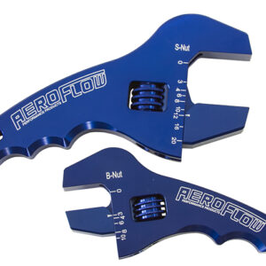 Aeroflow Adjustable Wrench Grip Spanner1 X Small & 1 X Large Shorty AF98-2039